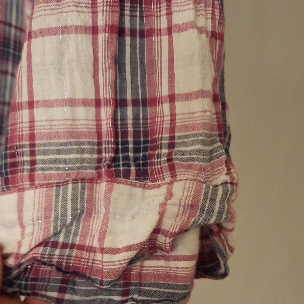 Plaid Button-Up Shirt - Picture 3 of 6